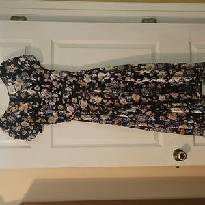 Hello Molly Black Floral Print Maxi Dress